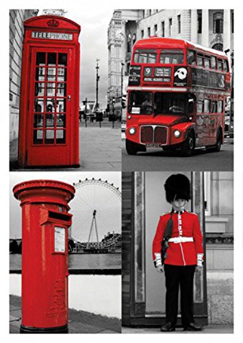 Londres Carte postale - Quad (15 x 10 cm)