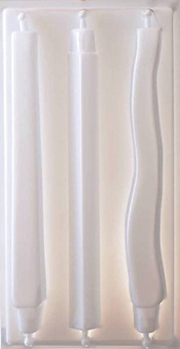 Moule à bougie - 3 chandelles fantaisie 220 x 2...