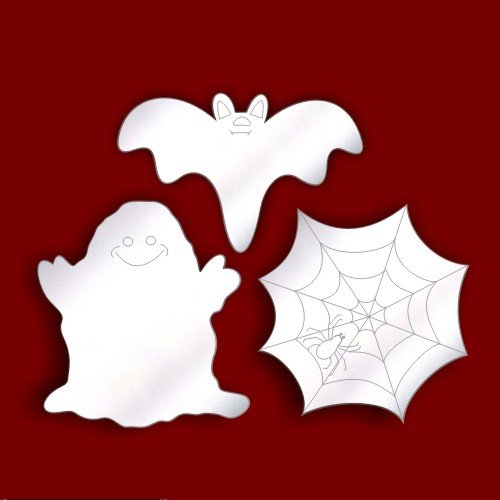 Lot de 3 gravé à miroirs pour décoration de cha...