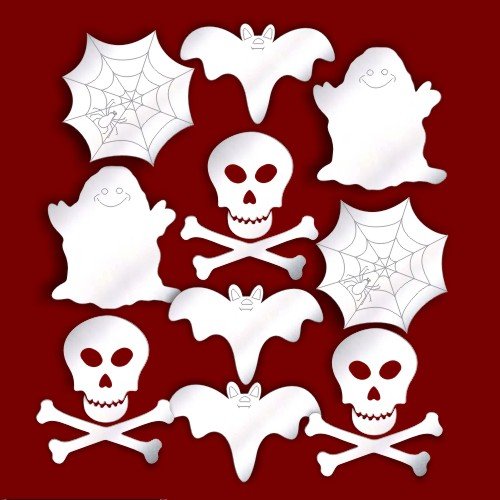 Ensemble de 10 miroirs dessin fantôme pour cham...