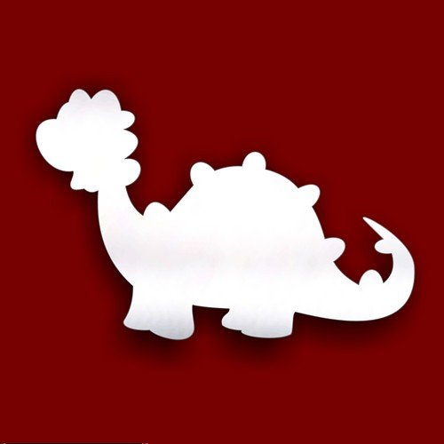 Present- dinosaure à personnaliser 20 cm Acrylique