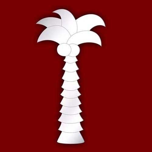 Personnalisé gravé present- 20 cm Palmier miroi...