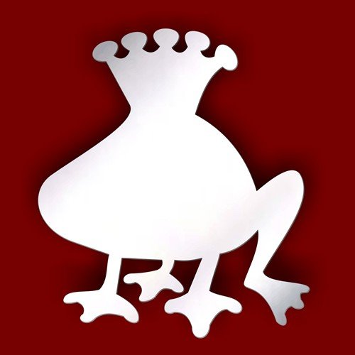 Motif PRINCE grenouille Present- 20 cm Acrylique