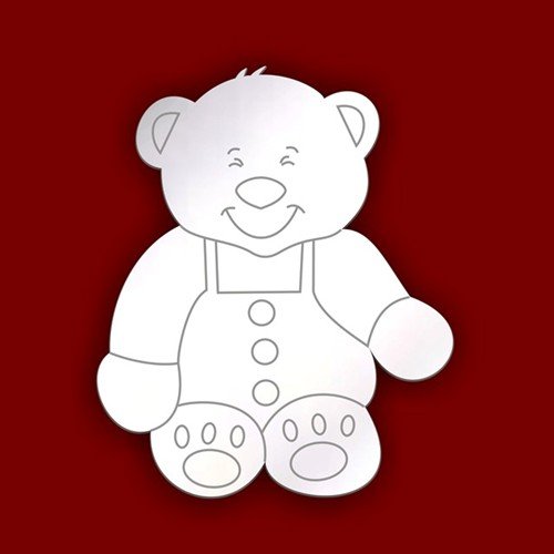 Personnalisé gravé Present- 20 cm-Miroir acryli...