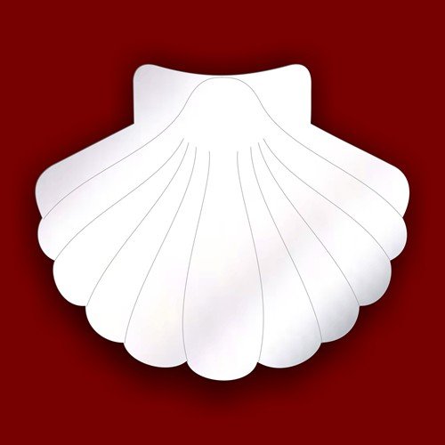 Present- personnalisé gravé en forme de coquill...