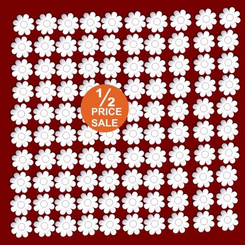 Lot de 100 ressorts de miroirs acrylique fleur ...