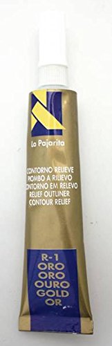 Cerne pour peinture vitrail - Contour doré - 20...