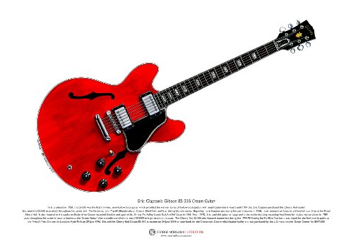Gibson ES-335 Cream guitare de Eric Clapton ART...