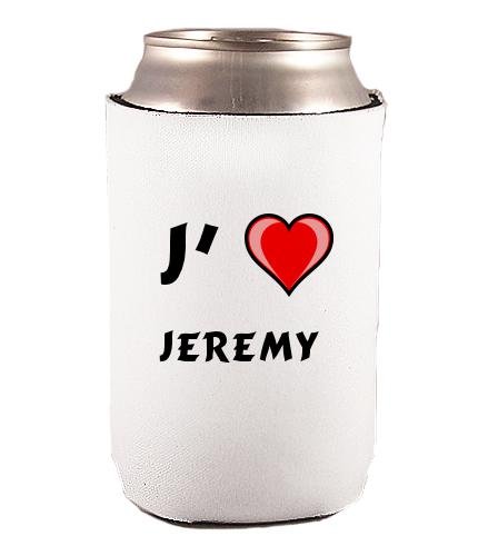 Shopzeus Couverture de bouteilles personnalisée en néoprène avec J'aime - Jeremy inscription code EAN B00ITSRQOI 