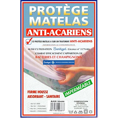 Protège Matelas Eponge Bouclette Imperméable an...