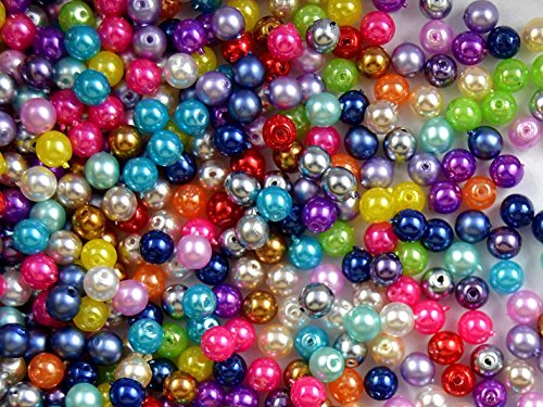 200 Perles ESTRELA Rondes en verre tchèque 4 mm...