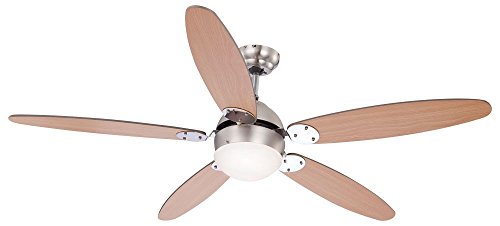 etc-shop Ventilateur de plafond à LED de 4 Watt lumière interrupteur à tirette luminaire éclairage 0308 code EAN B00KX88WO0 