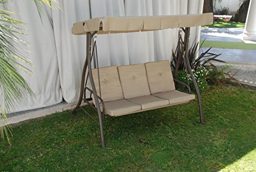 VERLINE Balancelle convertible lit 3 places ave...