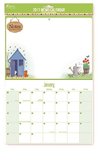 2017 Calendrier Mémo spirale avec stylo effaçab...