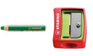 STABILO Taille-crayon pour crayons woody 3 en 1