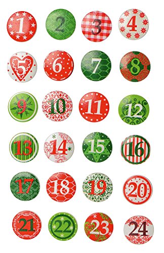 Chiffres de l'Avent VBS « Button »