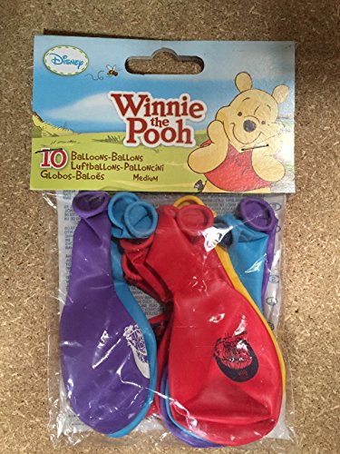 Sans Marque - 10 Ballons Gonflables Winnie