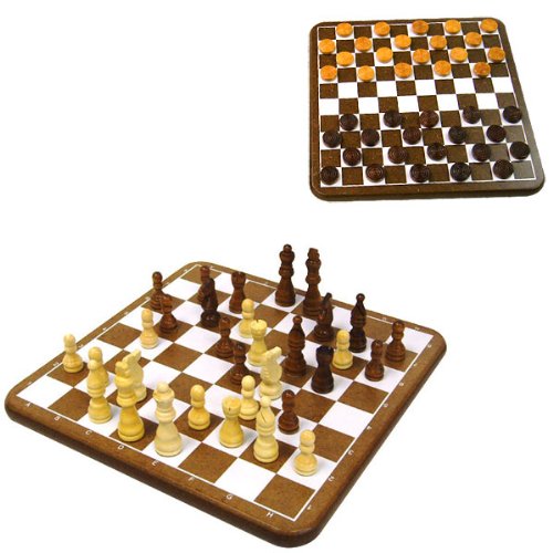 ZIG ZAG CLASSIC Zig Zag Classic - Jeu Échecs Et De Dames Avec Plateau Bois code EAN B00O2E0N98 
