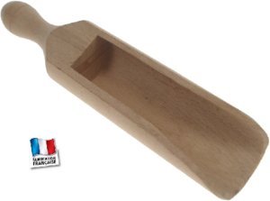 Pelle à Farine en Bois de Hêtre Naturel