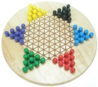 Jeu de Dames Chinoises en Bois