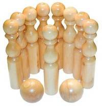 Jeu de Quilles en Bois