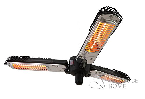 Parasol chauffant électrique Trois lampes - Inf...