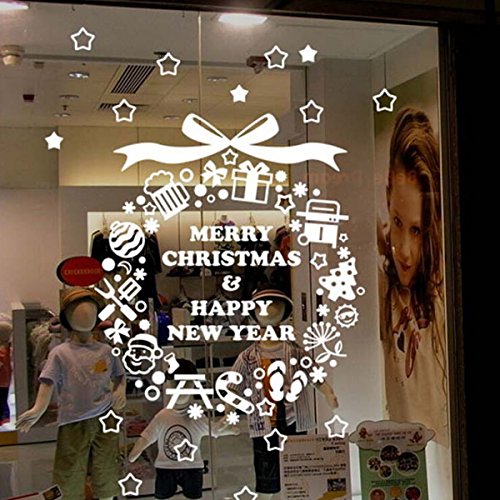 YESURPRISE Sticker Noël Décoration Mural Autoco...