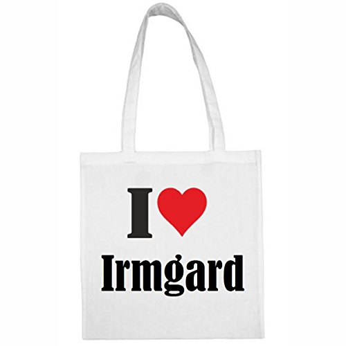 Tasche"I Love Irmgard"Größe"38x42"Farbe"Weiss"Druck"Schwarz B00PLVY3CE Reifen-Markt
