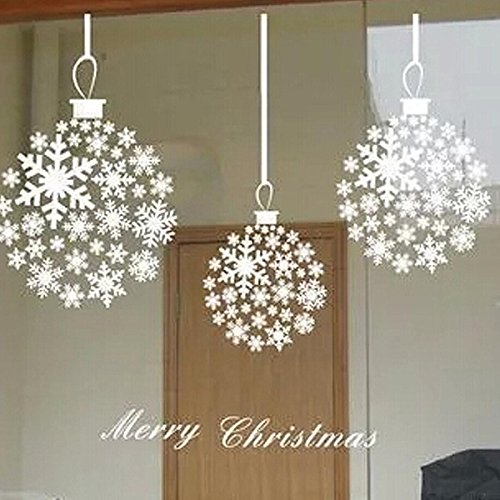 YESURPRISE Sticker Noël Décoration Mural Autoco...