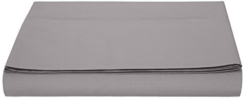 Drap en microfibre gris foncé 280 x 320 + 10 cm