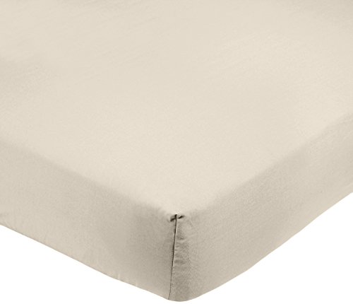 Drap-housse en microfibre beige 160 x 200 x 30 cm