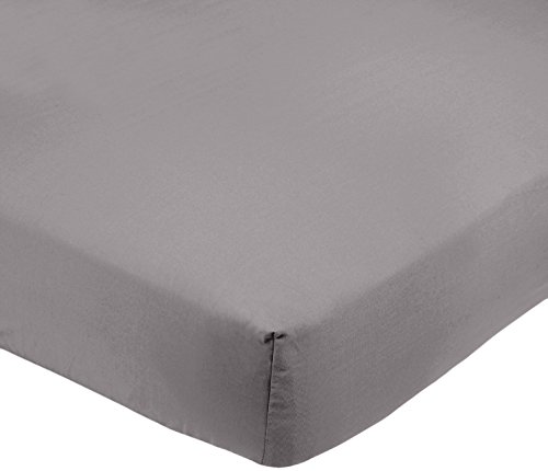 Drap-housse en microfibre gris foncé 160 x 200 ...