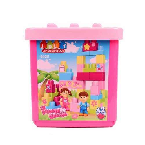 Infant Blocs grand bâtiment avec Holder, 42 PCS...