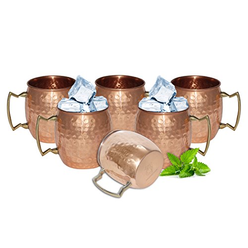 Handmade pure cuivre martelé Moscou Tasse Mule,...