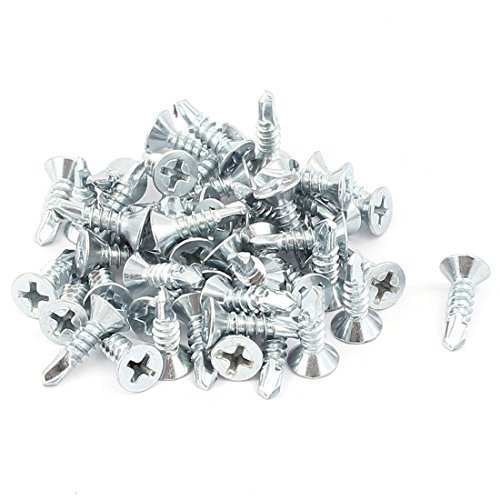 50 Pcs 15 mm x 4 mm Filetage de vis auto-taraud...