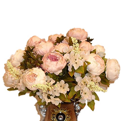 SAMGU 1 Bouquets pivoine soie artificielle Fleu...
