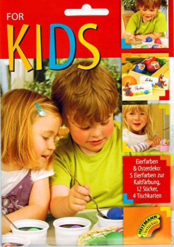 Pour enfant de pâques avec oeufs de couleur (5 ...