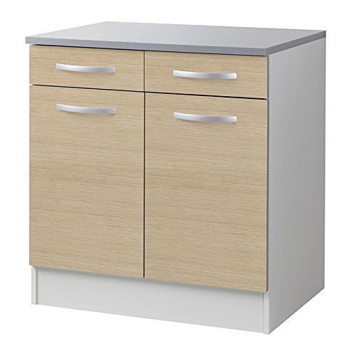 Paris Prix - meuble bas 80cm "smarty" naturel code EAN B00SZ0ZRPA 