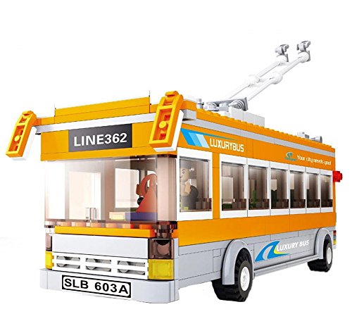 Tram Bus Insertion Puzzle grands blocs de plast...