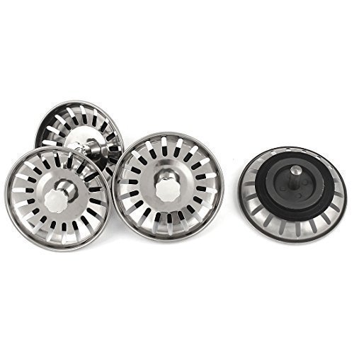 Cuisine Noir/argenté 80 mm-Filtre pour évier-bo...