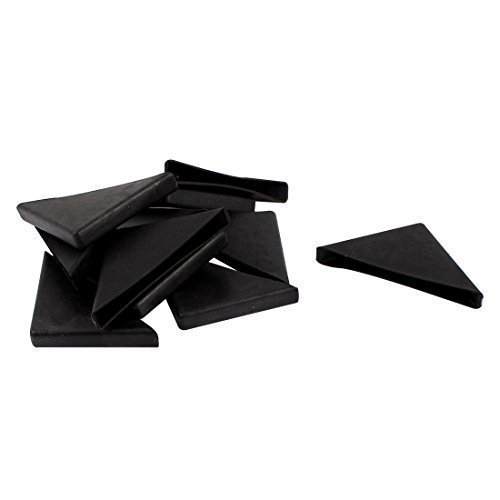 Lot de 10 embouts 8 mm x 75 mm-plastique noir p...