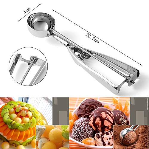1x 4cm de diamètre en acier inoxydable ice cream scoop crème glacée portionneuse cookie spoon printemps poignée de cuisine outils B00TGVT4U6 Continu 1x 4cm de diamètre en acier inoxydable ice cream scoop crème glacée portionneuse cookie spoon printemps poignée de cuisine outils B00TGVT4U6 Continu