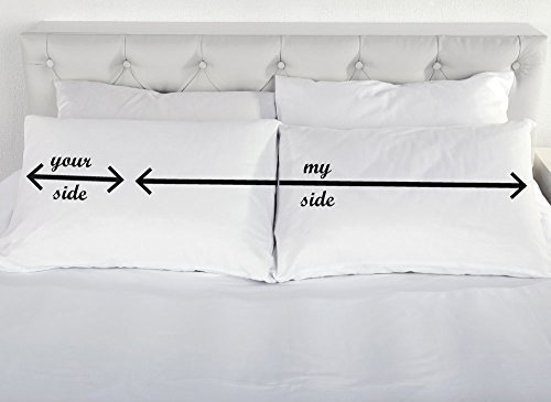 Mon côté ton côté Design Paire de taies d'oreil...