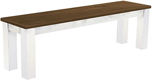 Banc de salle à manger en pin parasol massif hu...