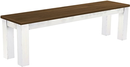 Banc de salle à manger en pin parasol massif hu...