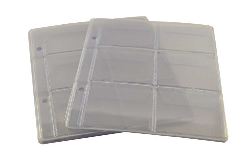 10 Feuilles pour collection de pièces de monnai...