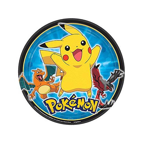 Pokemon Pikachu and Friends Dinner Plates [8 Pe...