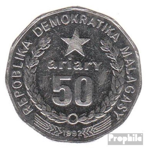 madagascar km-no. : 20 1992 très déjà acier 199...