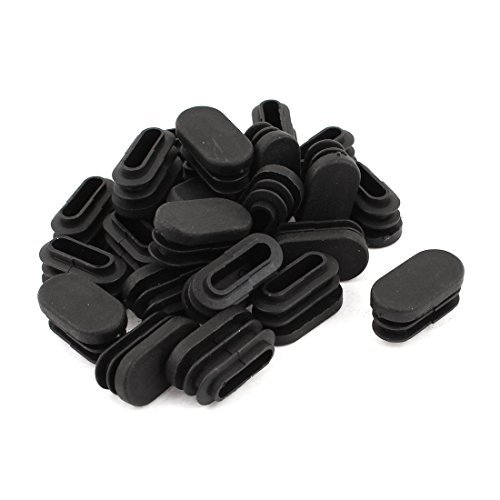 15 mm x 30 mm en plastique de forme ovale fin à...