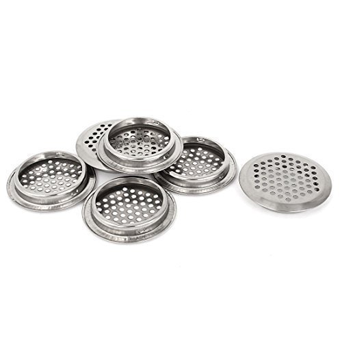 6 pièces en Inox Rond aération en maille perfor...